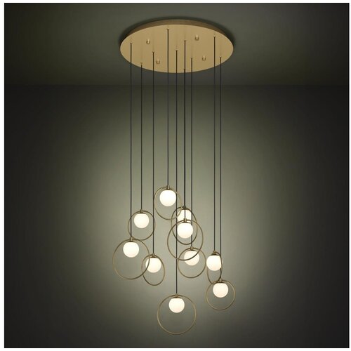 Eglo 390345 - portocolom led prigu&scaron;iva luster na kablu, 10xLED/3W/230V, prečnik 58 cm Cene