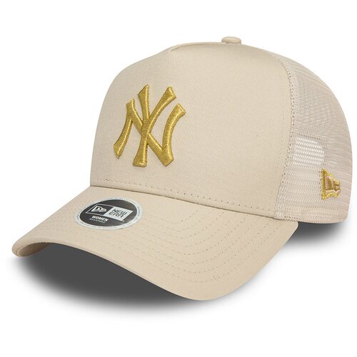 New Era Wmns metallic trucker neyyan Bež Cijene
