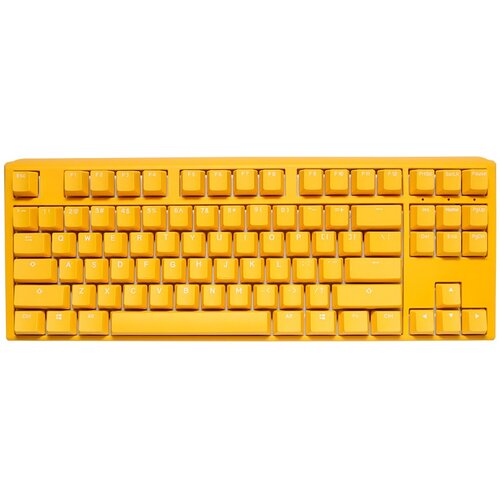Ducky keyboard gaming usb qwerty english yellow Slike