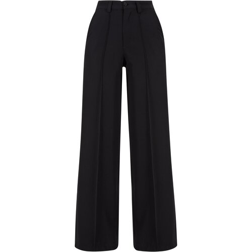 UC Ladies Women's wide pleated trousers - black Slike