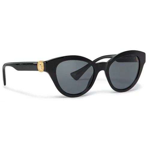 Versace Sunčane naočale '0VE443552108/87' antracit siva / crna