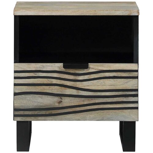  Noćni ormar Bijela 40 x 33 x 46 cm Konstruirano drvo Slike