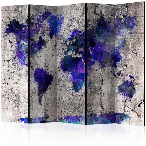 Artgeist Paravan Inked World Map, 5-Delni, Dvostranski Cene