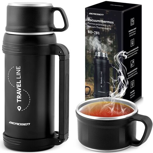  Vakuumska termosica 1500 ml BD-781 crna Slike