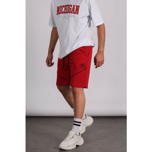 Madmext Men's Red Regular Fit Shorts 5401 Cene