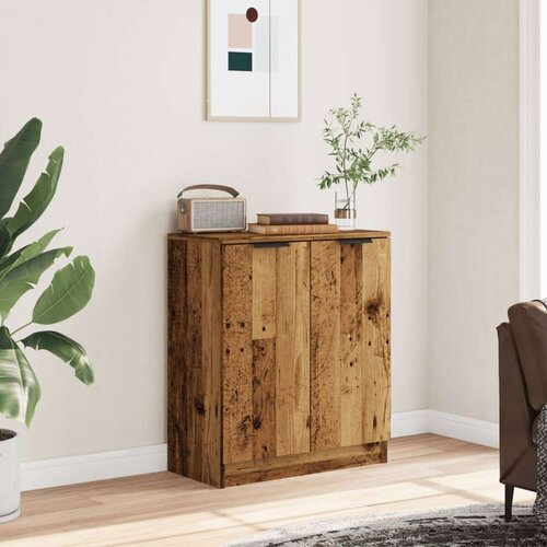 VidaXL Komoda boja starog drva 60 x 30 x 70 cm od konstruiranog drva Slike