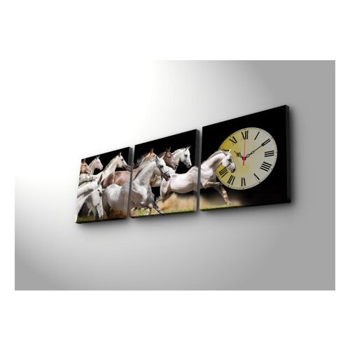 Wallity zidni sat 3P2828CS-3, 90x28 cm, 3 dela Slike