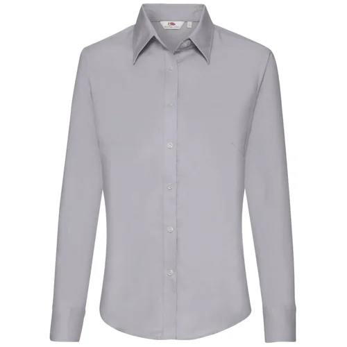 Fruit Of The Loom F15•LADIES LONG SLEEVE OXFORD SHIRT