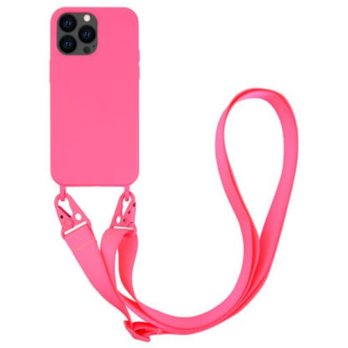 Vivanco necklace iphone 13 pro pink handykette f&amp;uuml;r iphone 13 pro 62924 Slike