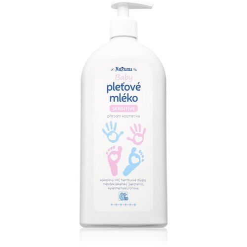 MedPharma Pleťov&amp;eacute; ml&amp;eacute;ko Sensitive baby vlažilni losjon za telo za otroke od rojstva 500 ml Slike