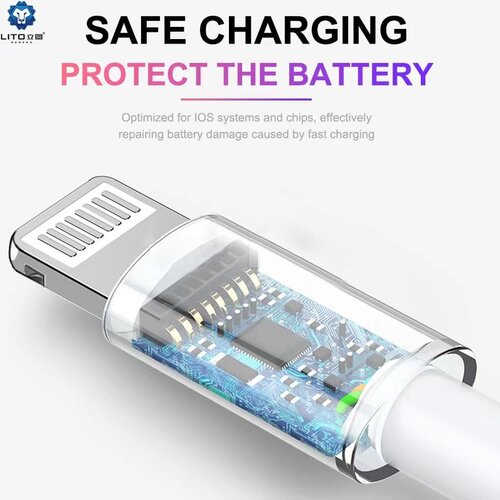 Lito USB data kabel Lightning, 2M Slike