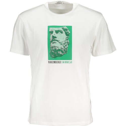 Bikkembergs MEN&amp;amp;#39;S WHITE SHORT SLEEVE T-SHIRT Slike