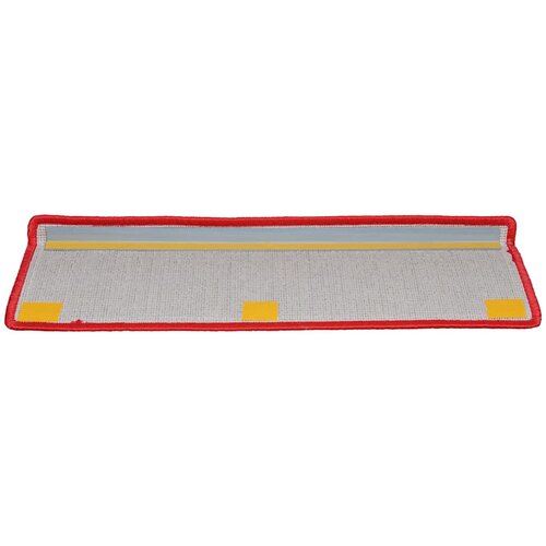  Prostirke za stepenice 20 kom 65x21x4 cm crvene pravokutne rubove Slike