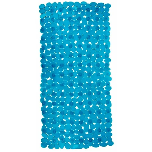 Wenko petrolejsko modra nedrseča kopalniška podloga drop, 71 x 36 cm