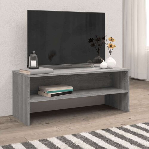 TV ormarić boja hrasta sonome 100x40x40 cm konstruirano drvo Slike