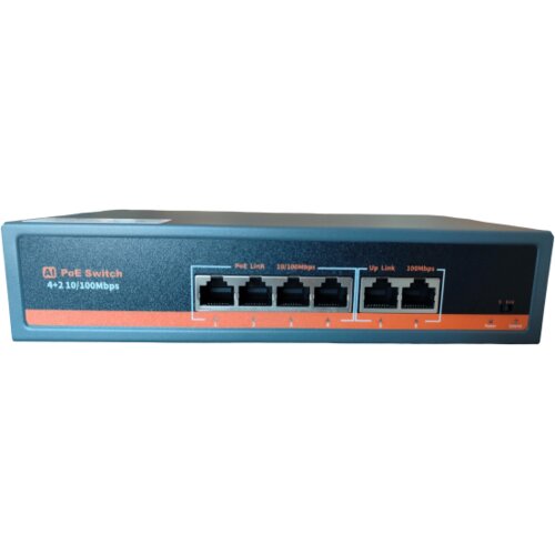 ExeLink SF1206TUP switch 4x10/100 Base-TX porta (PoE),2x10/100 Base-TX porta Cene