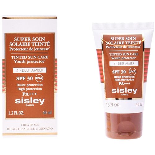 Sisley Super Soin Solaire Teint&eacute; za&scaron;titna krema za toniranje za lice SPF 30 nijansa 4 Deep Amber 40 ml Cijene