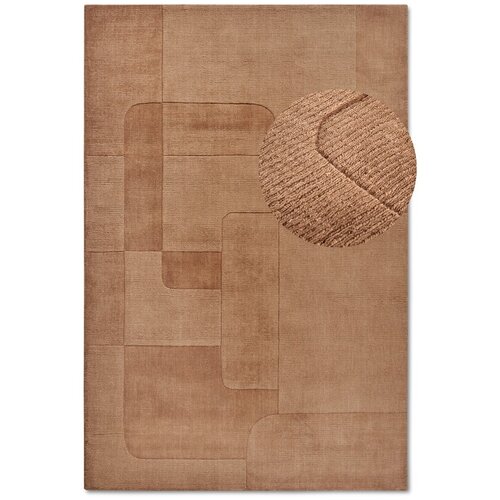 Villeroy &amp;amp; Boch Smeđi ručno rađen vuneni tepih 160x230 cm Charlotte &amp;ndash; Slike