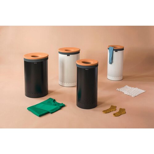 Brabantia Ko&amp;scaron; za perilo 60 L s pokrovom iz plute Slike