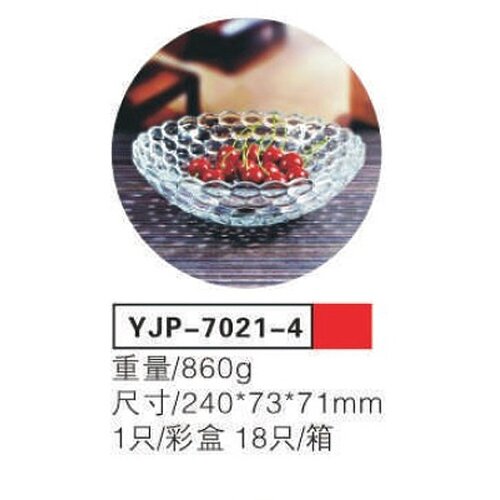  Stakleni tanjir 1/1 24x7.3 cm YJP-7021-4 Slike