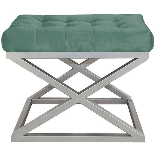 Atelier Del Sofa Capraz - Silver, Green SilverGreen Pouffe Cijene