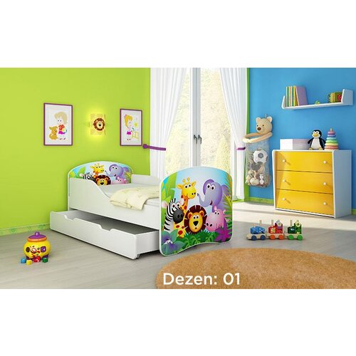 ACMA dečiji krevet i 140x70 f + du&amp;scaron;ek 6 cm1 Slike