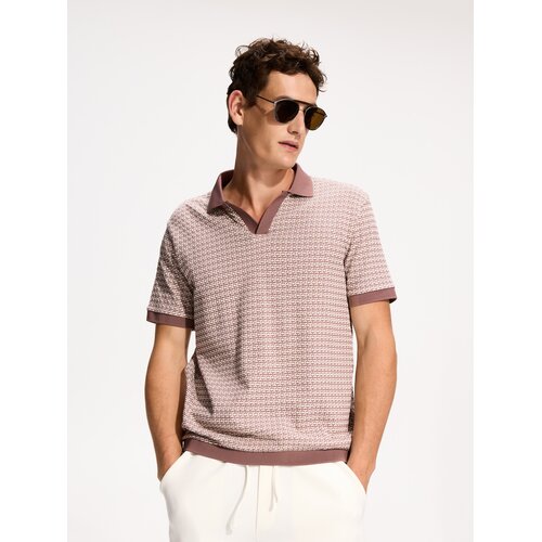 Reserved Regular fit polo-majica - prljavoroza Cijene