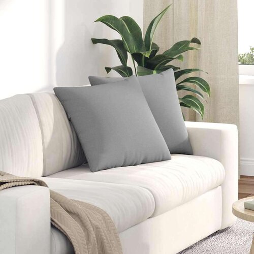 vidaXL jastučići za sofu 2 pcs siva 50 x 50 cm tkanina Cene
