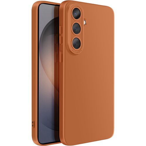 AVIZAR Mehak silikonski ovitek za Galaxy S26 Plus z ojačanim blokom kamere, Rjava, (5000273932) Cene