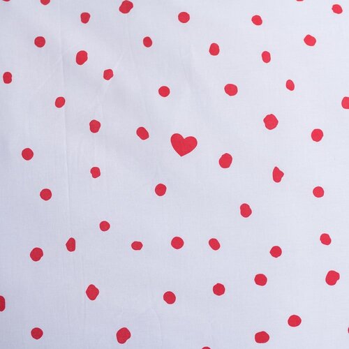 Jerry Fabrics Rdeča/bela enojna bombažna otro&amp;scaron;ka posteljnina 140x200 cm Mickey and Minnie &amp;quot;Love&amp;quot; &amp;ndash; Slike