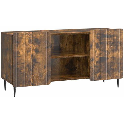 vidaXL TV omarica Dimljen hrast 102 x 34,5 x 52 cm Inženirski les, (5000210699) Cene