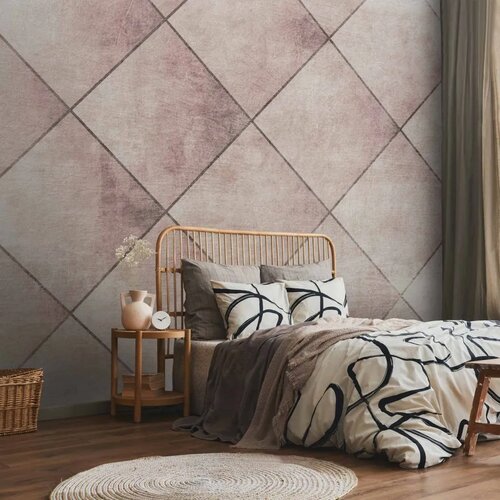  Foto tapeta - Perfect cuts - geometric symmetrical tiled pattern with pattern 450x315 Standard Slike