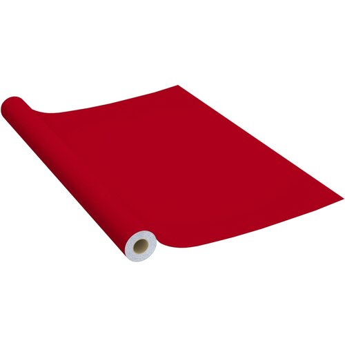 VidaXL Samoljepljiva folija za namje&amp;scaron;taj crvena 500 x 90 cm PVC Slike