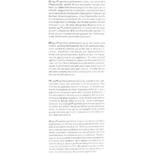 Pjur sprej za odgađaje orgazma - Superhero Spray 20 ml Slike