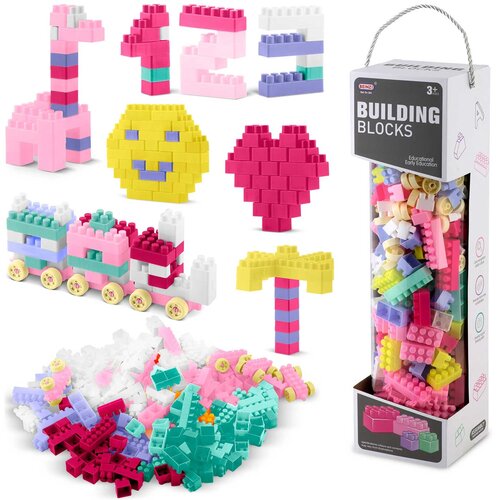 Ricokids Large Play Blocks Set RK-761 - 300 Colorful Building Blocks for Kids, (21740609) Slike