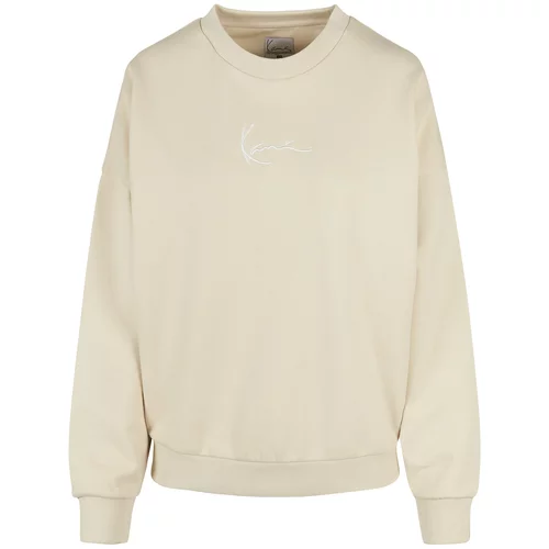 Karl Kani Sweater majica pijesak / bijela