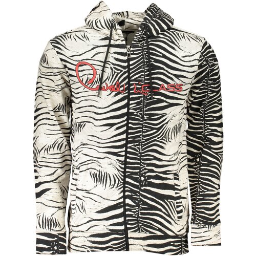 Cavalli Class MEN&amp;amp;#39;S WHITE ZIP SWEATSHIRT Slike