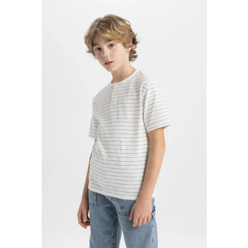 Defacto Boy's Crew Neck Short Sleeve T-Shirt