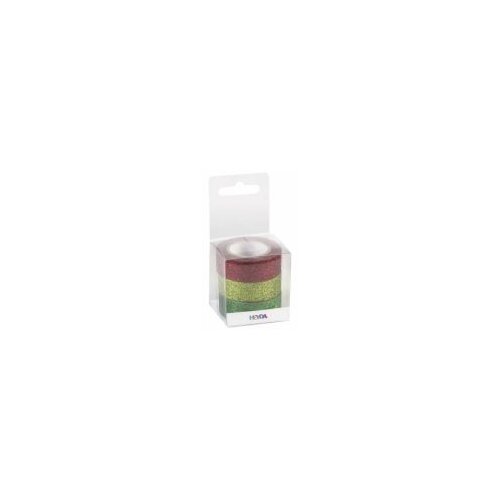 Heyda DECO LJEPLJIVA 15MMX3M GLITTER PK3 HEYDA 20-35843 77 SORTIRANO BLISTER Cene