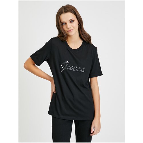 Guess Black Women's T-Shirt Nichita - Women Cene