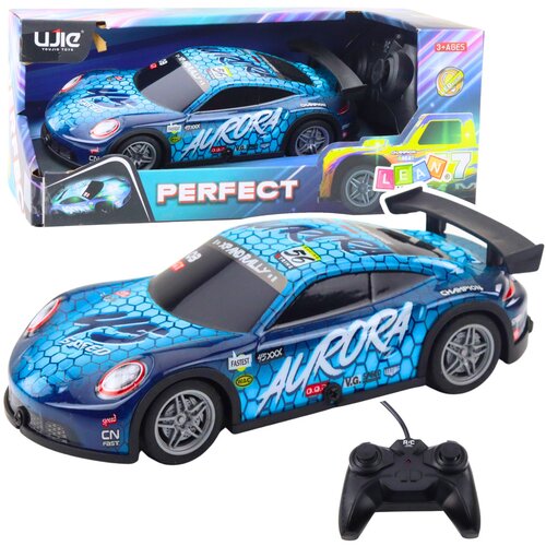  Auto na daljinsko upravljanje sa zvučnim efektima Perfect Aurora - plavi Slike