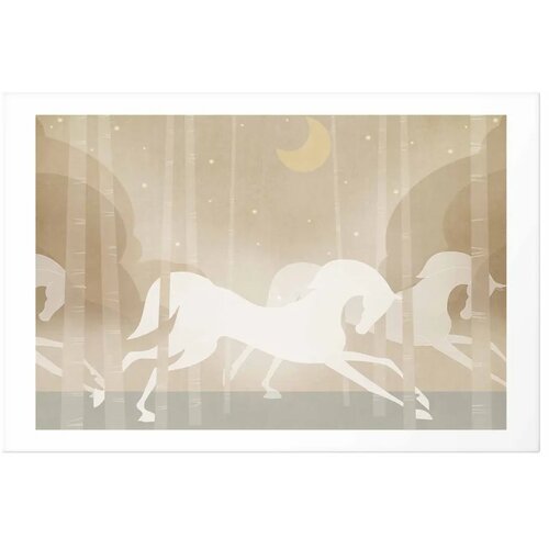  Plakat - Galloping Horses 60x40 Bez okvira s margom Slike