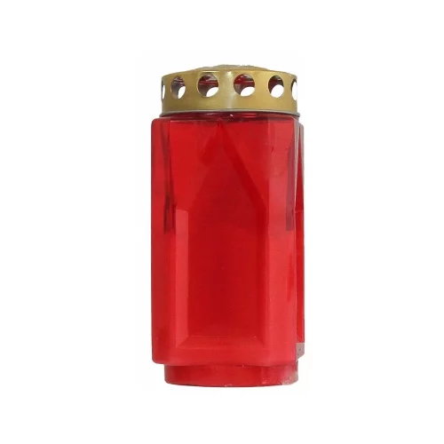  Parafinska sveča VELIKA (rdeča, kocka)
