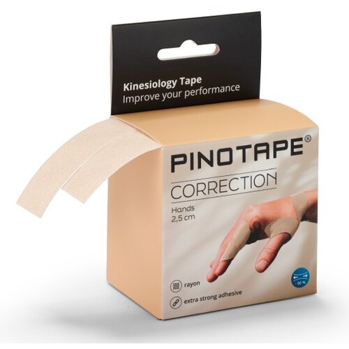 Pino TAPE&reg; Correction Hands, korekčn&iacute; tejp, světle b&eacute;žov&yacute;, 2,5 cm x 5 m, 2 ks Cijene