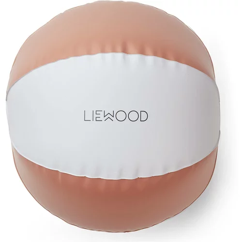 Liewood napihljiva žoga za na plažo mitch stripe tuscany rose/creme de la creme