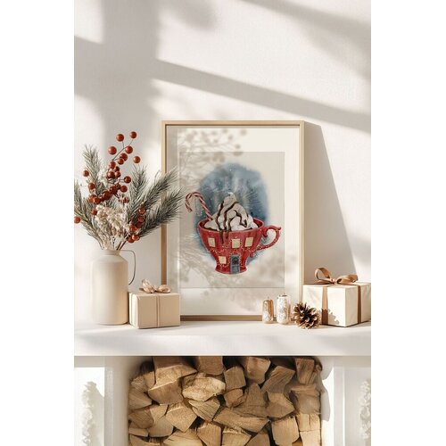 Wallity Uokvirena slika Nwyearsngmdl104, 33x48 cm Cene