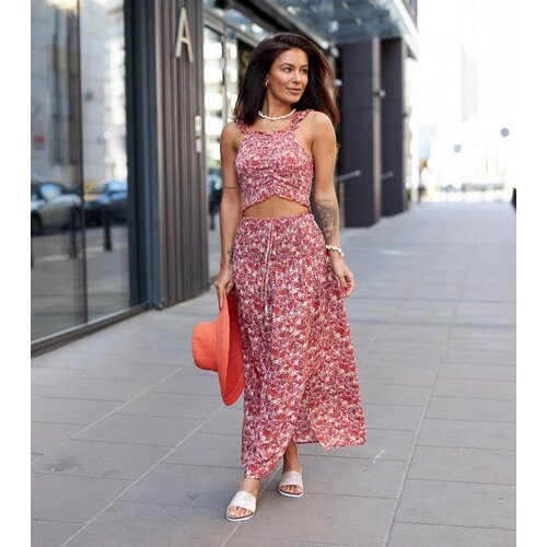 UR/CEO Red set with top and skirt Febo Cene