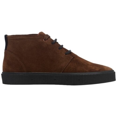 SANJO Gležnjarji Desert Suede Sneakers - Chocolate Kostanjeva Slike