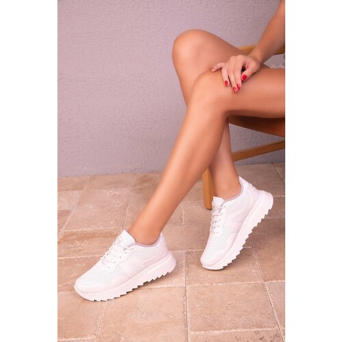 Soho Women's White Sneakers 18324 Cene