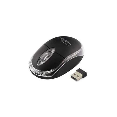  Miš wireless TITANUM 3D CONDOR, optical, black, 1000 dpi, TM120K Cene